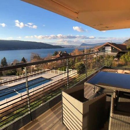 Roc & Lac - Terrasse Vue Lac, Piscine, Parking Veyrier-du-Lac Exteriör bild