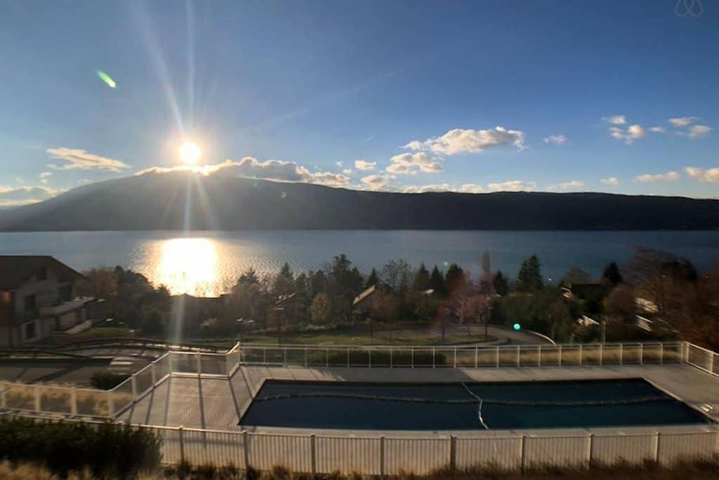 Roc & Lac - Terrasse Vue Lac, Piscine, Parking Veyrier-du-Lac Exteriör bild